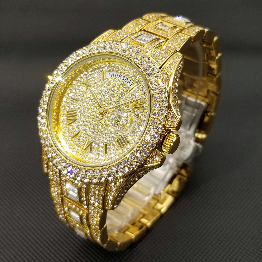 Full Iced Crystal Watch
