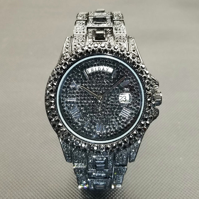 Full Iced Crystal Watch